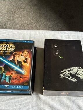 Star Wars DVD Collection with Black and Blue Artwork